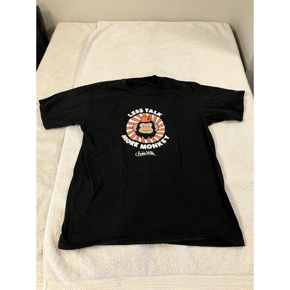 Archie McPhee Less Talk More Monkey Size Small Novelty T-Shirt